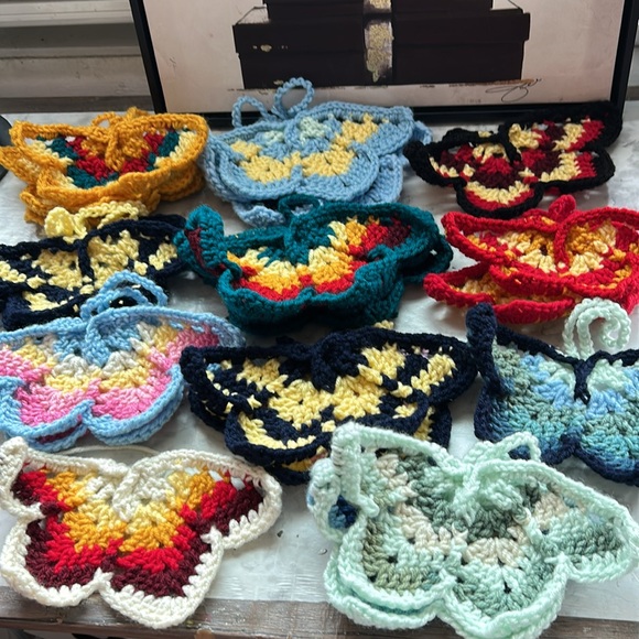 24 Wholesale Crochet Butterfly